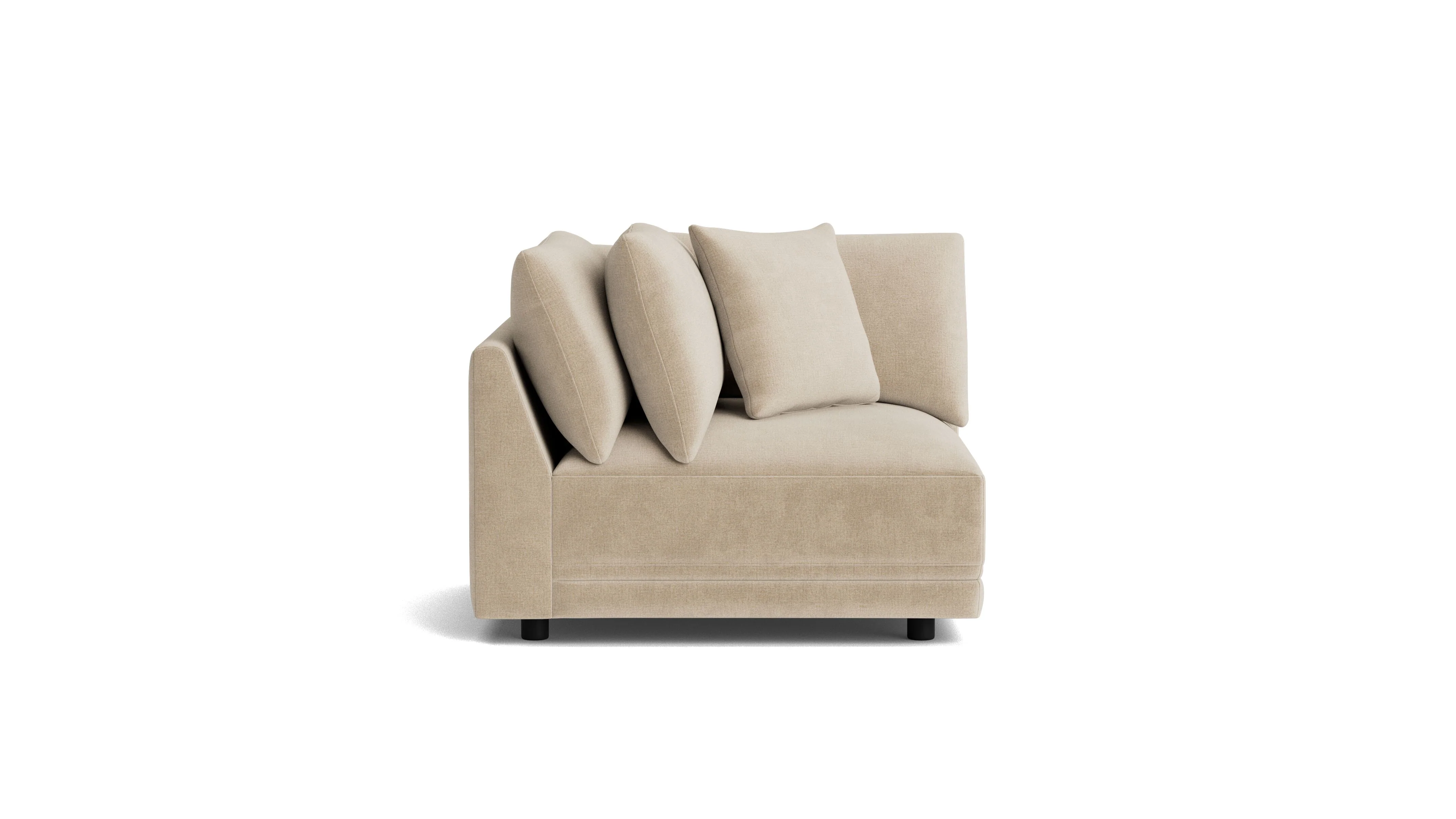 Soft Spot Corner Chair, Cashew - Image 4