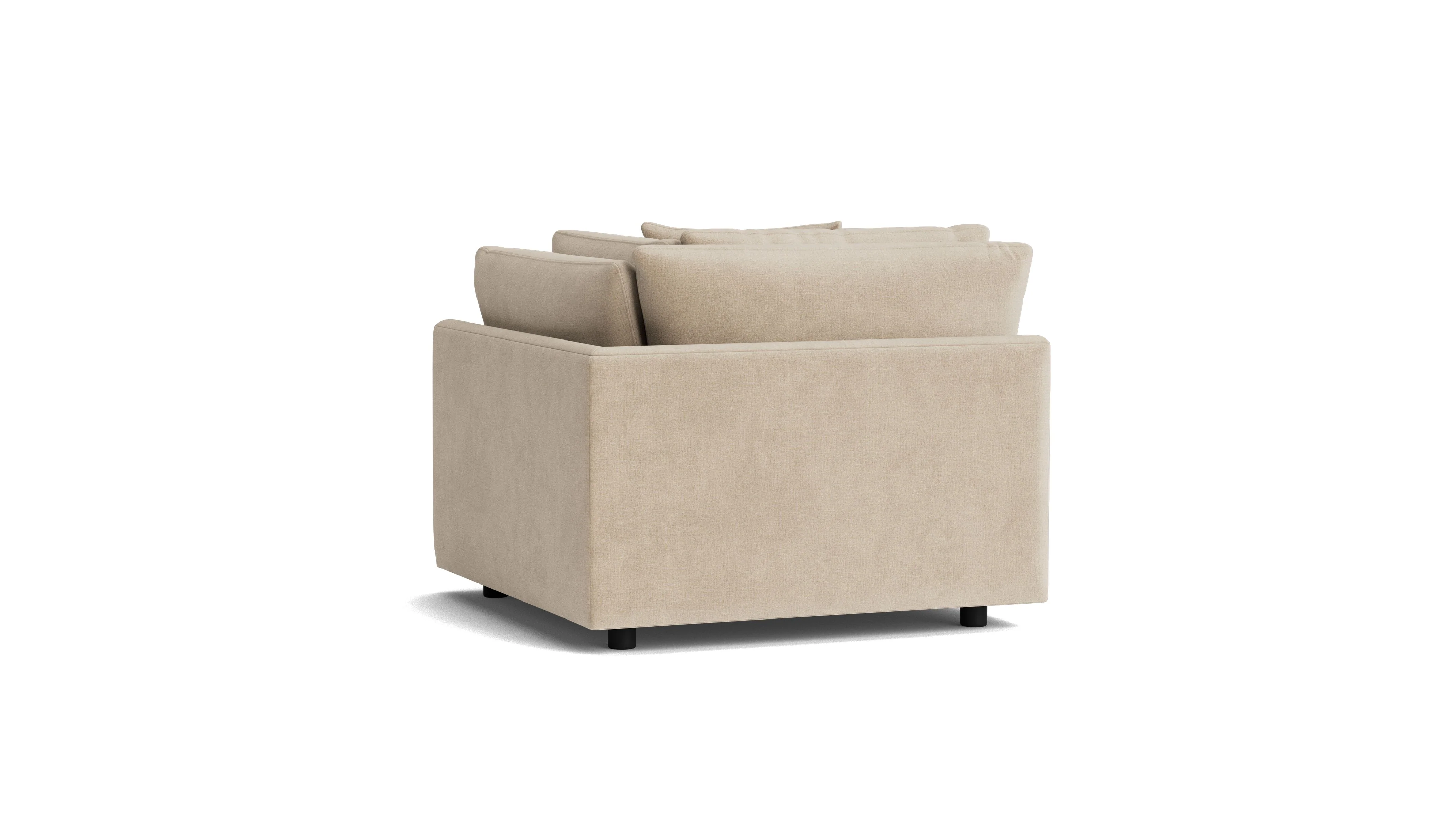 Soft Spot Corner Chair, Cashew - Image 5