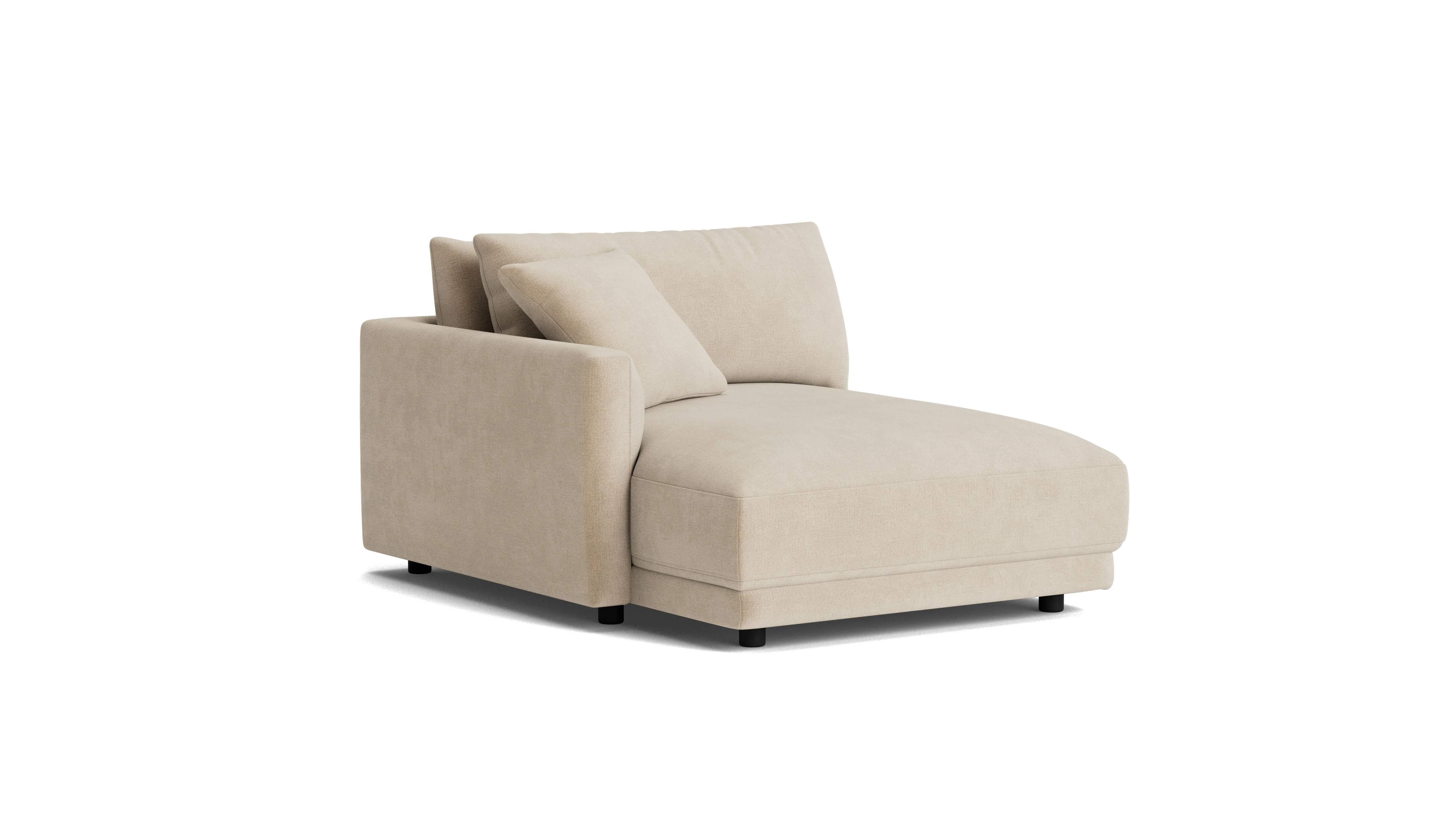 Soft Spot Left Arm Chaise, Cashew - Image 3