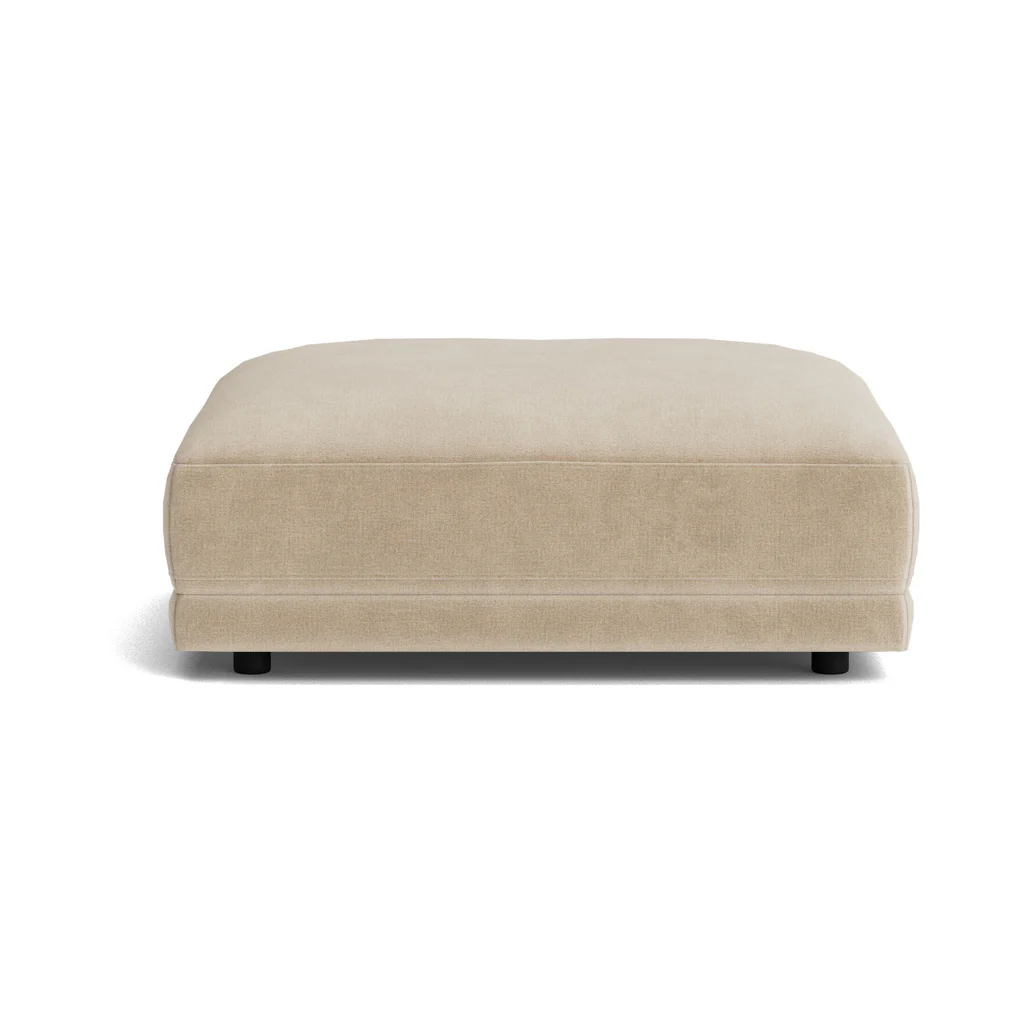 Soft Spot Ottoman, Cashew