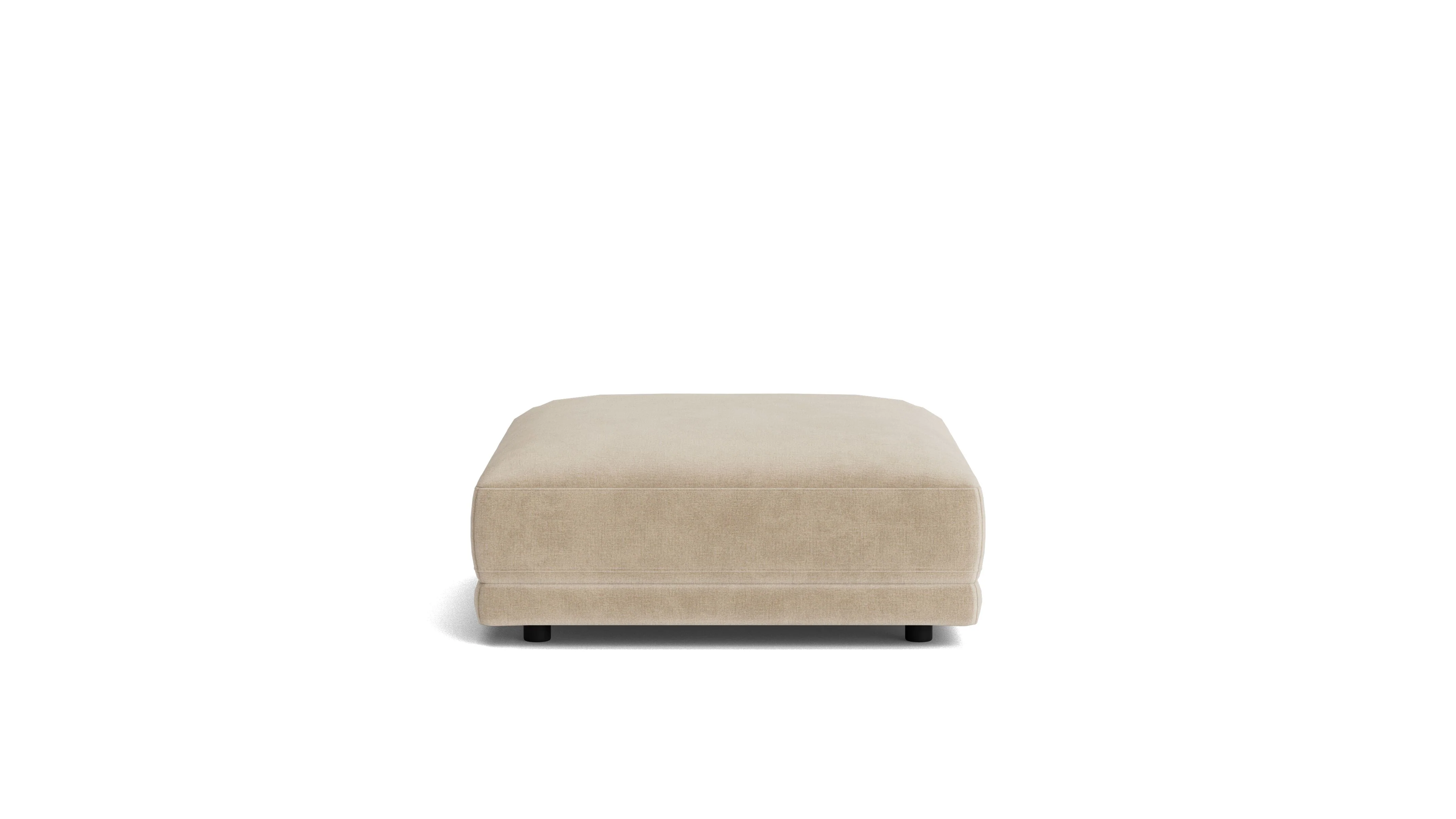 Soft Spot Ottoman, Cashew - Image 4