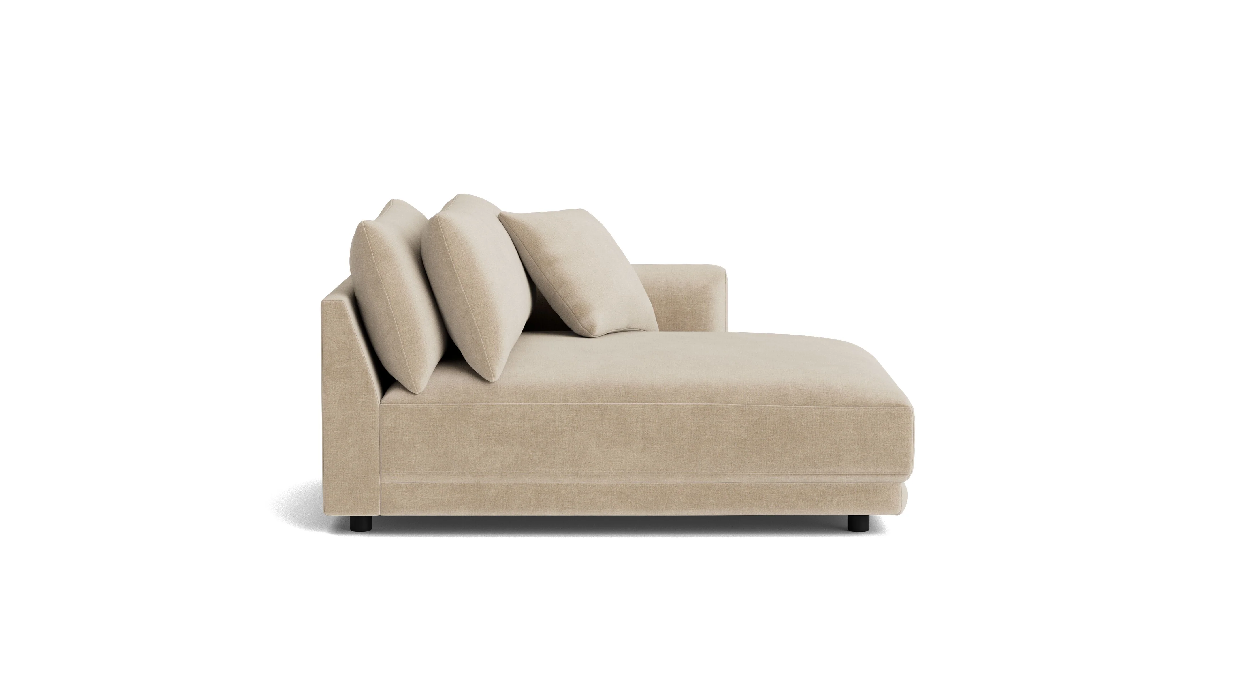 Soft Spot Right Arm Chaise, Cashew - Image 4