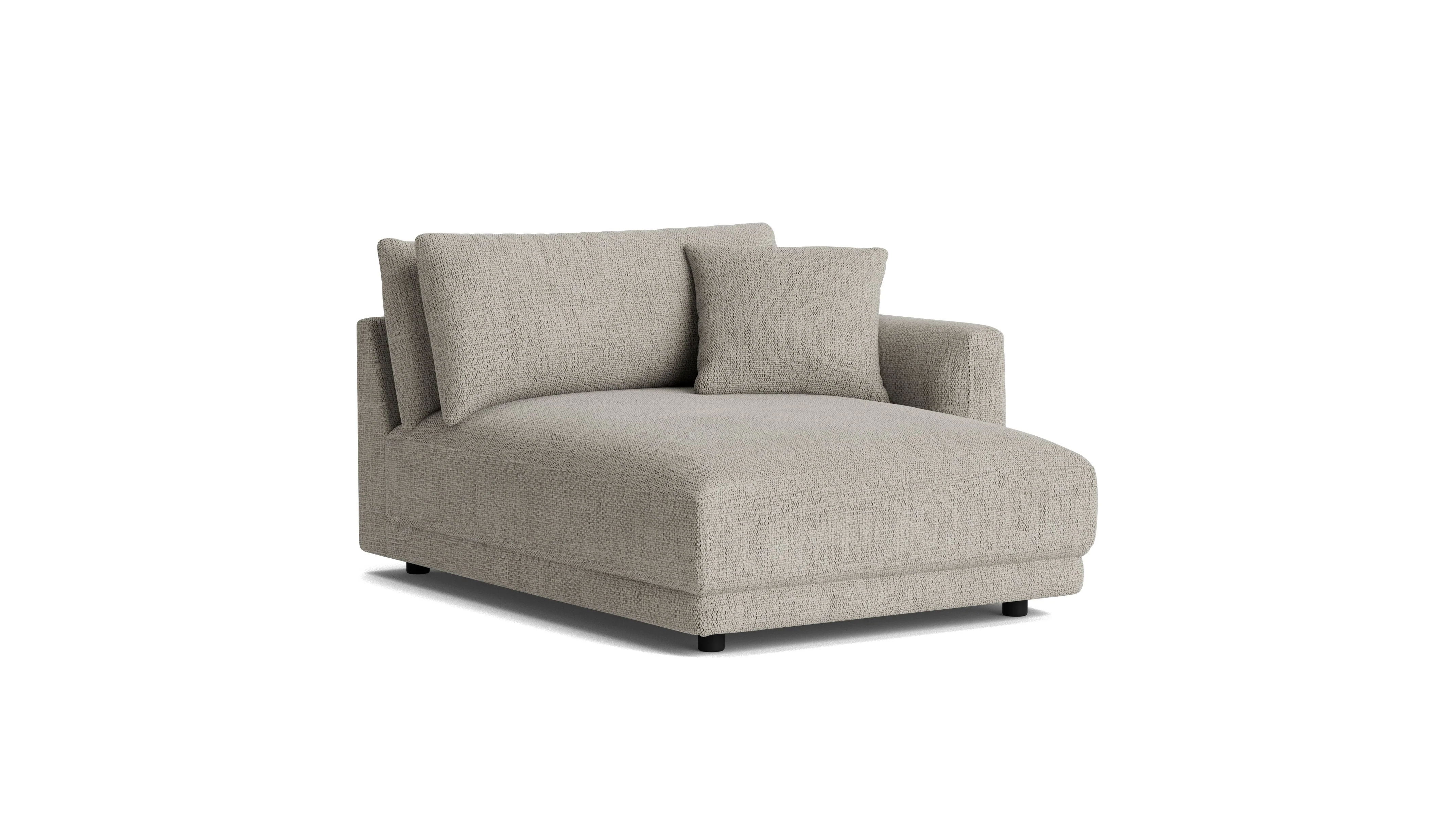 Soft Spot Right Arm Chaise, Oatmeal - Image 3