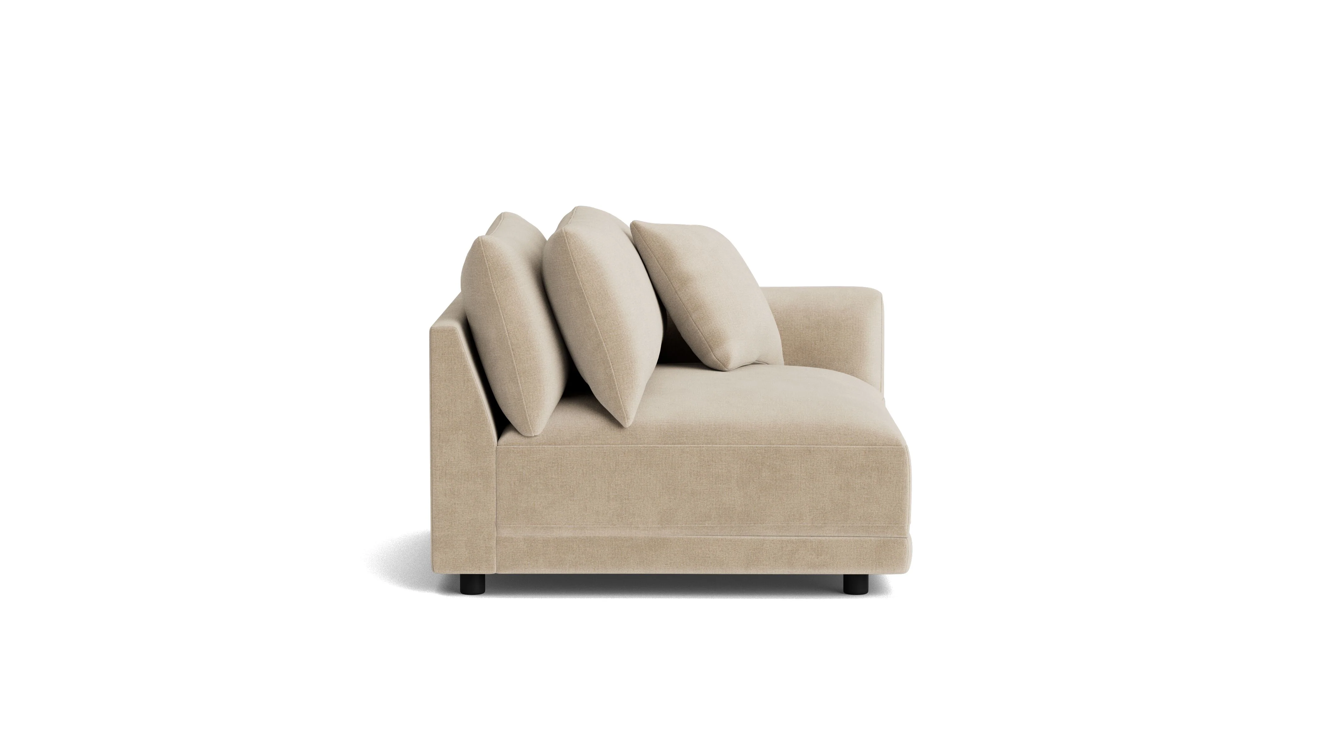 Soft Spot Right Arm Corner Chair, Cashew - Image 4