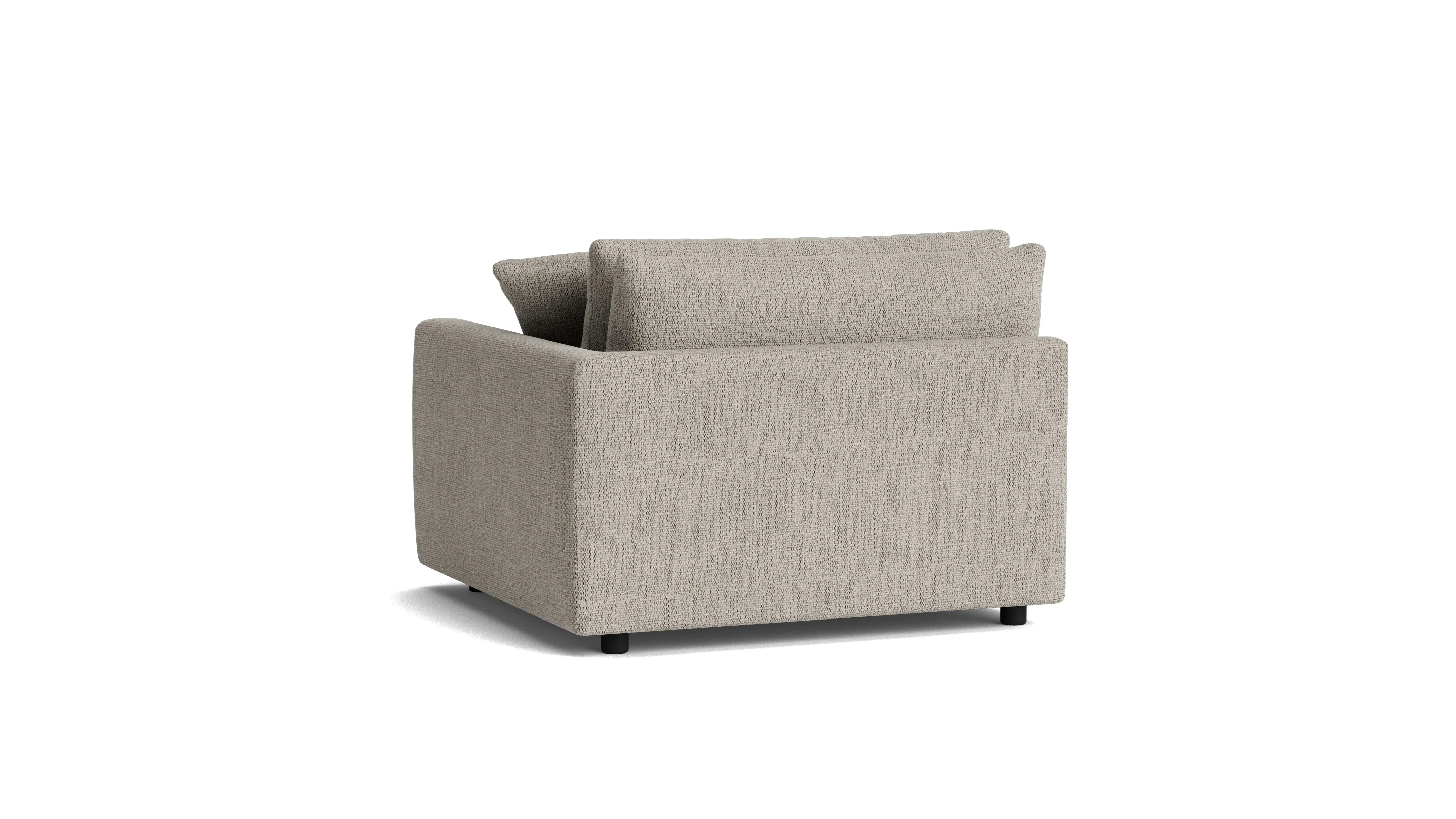 Soft Spot Right Arm Corner Chair, Oatmeal - Image 5