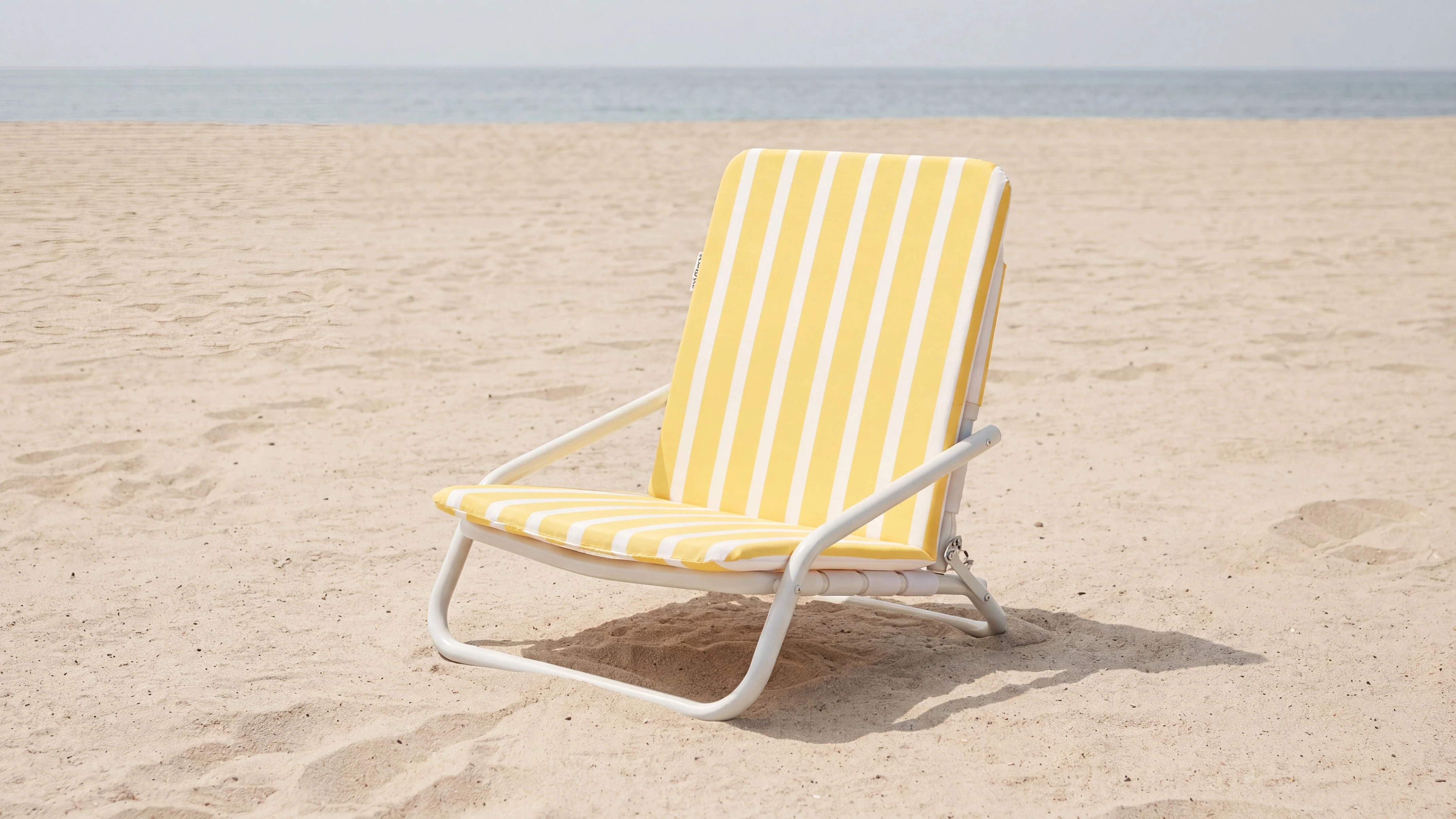 Shore Thing Beach Chair, Lemon Stripe - Image 3