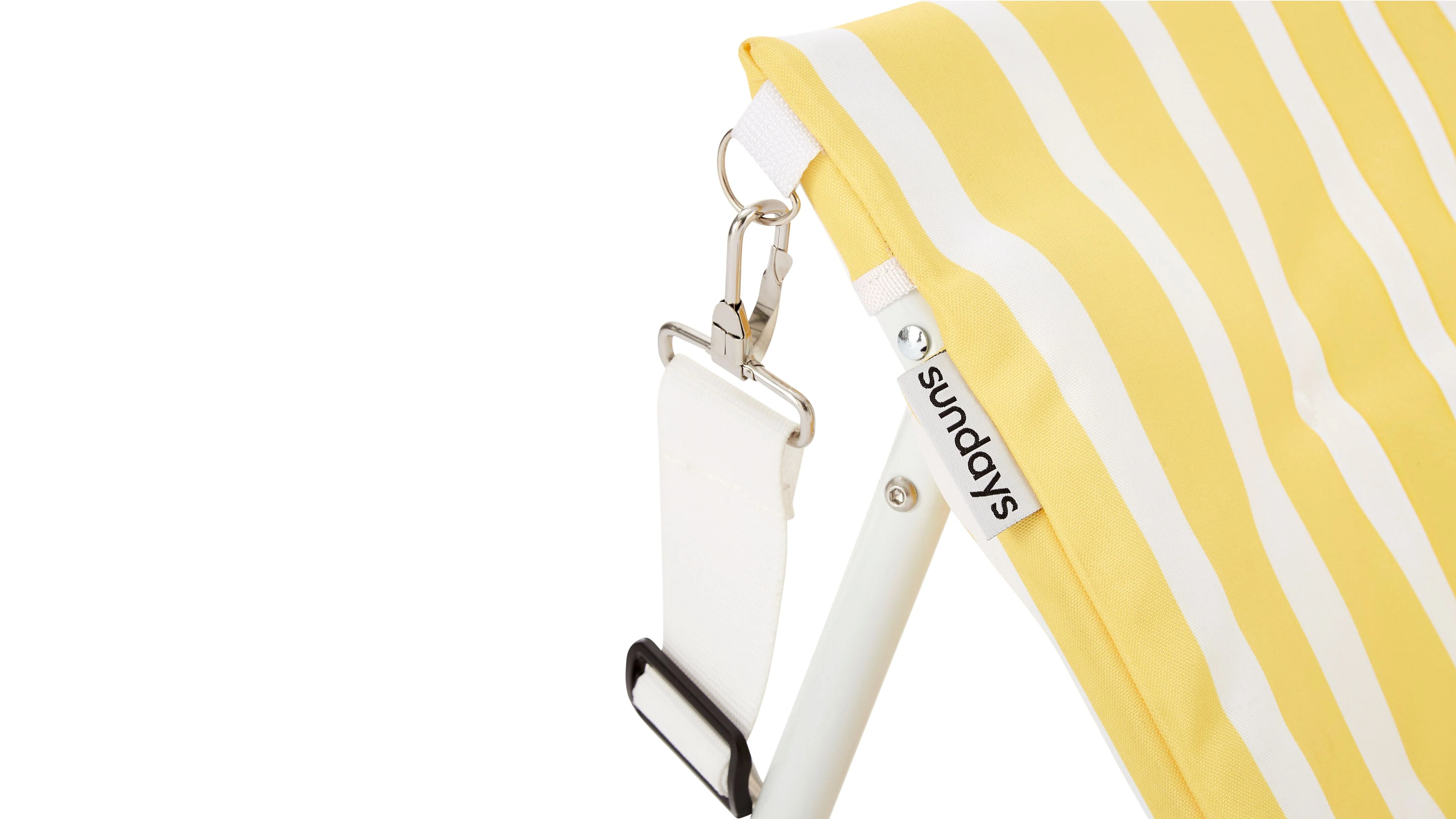 Shore Thing Beach Mat, Lemon Stripe - Image 7
