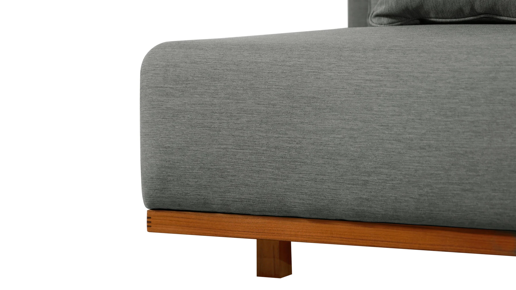 Sunny Days Outdoor Chaise, Left Facing, Pepper - Image 8