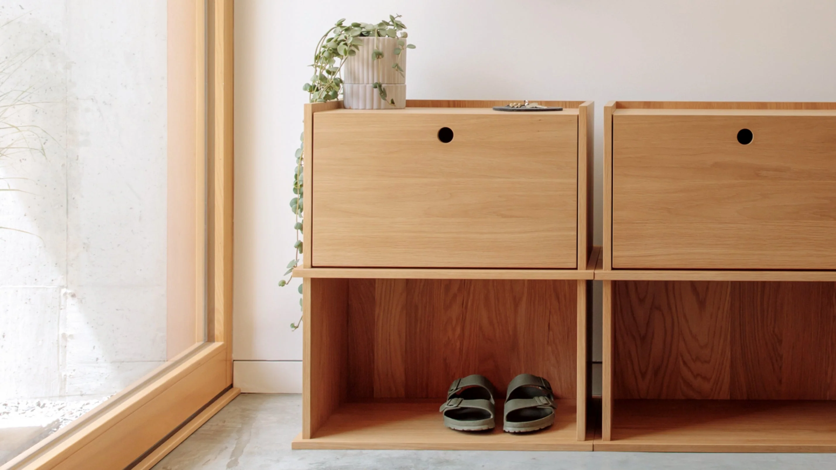 Keep Stacking Storage System, Open, Walnut - Image 8