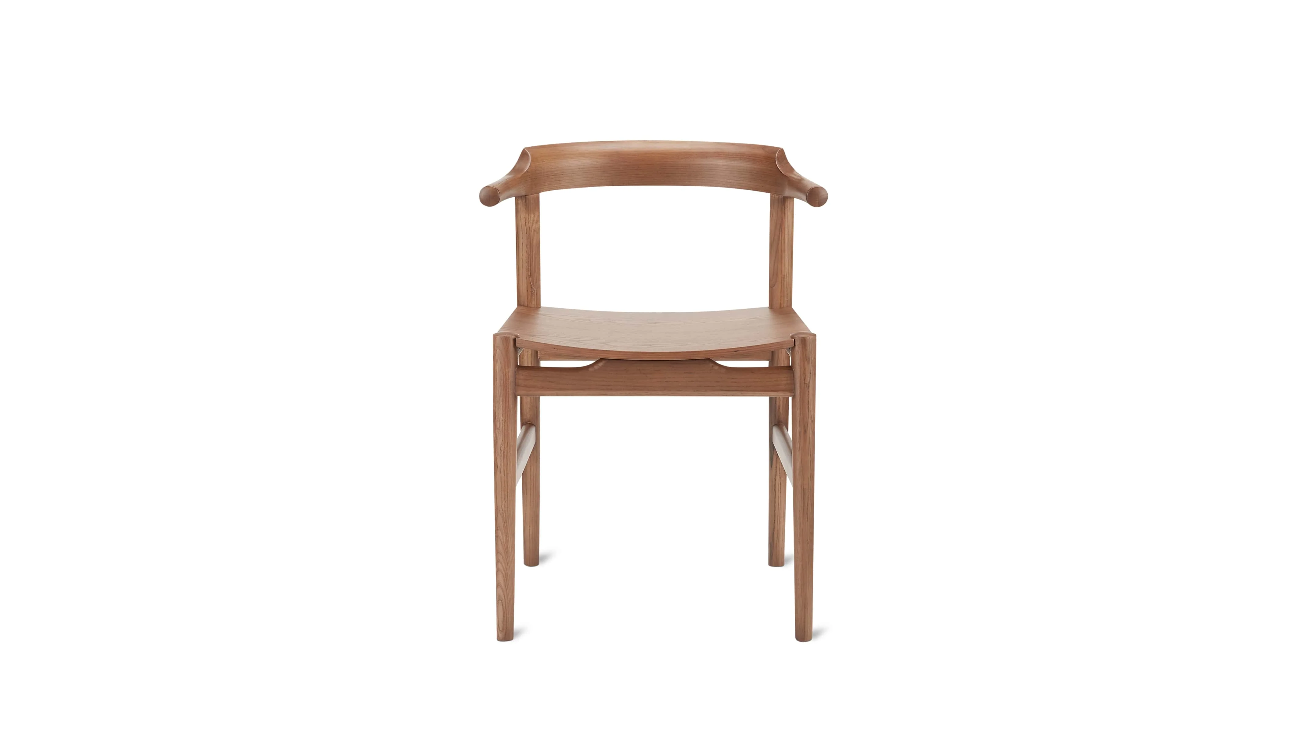 Tuck In Dining Chair, Wood Seat, Stained Walnut - Image 5