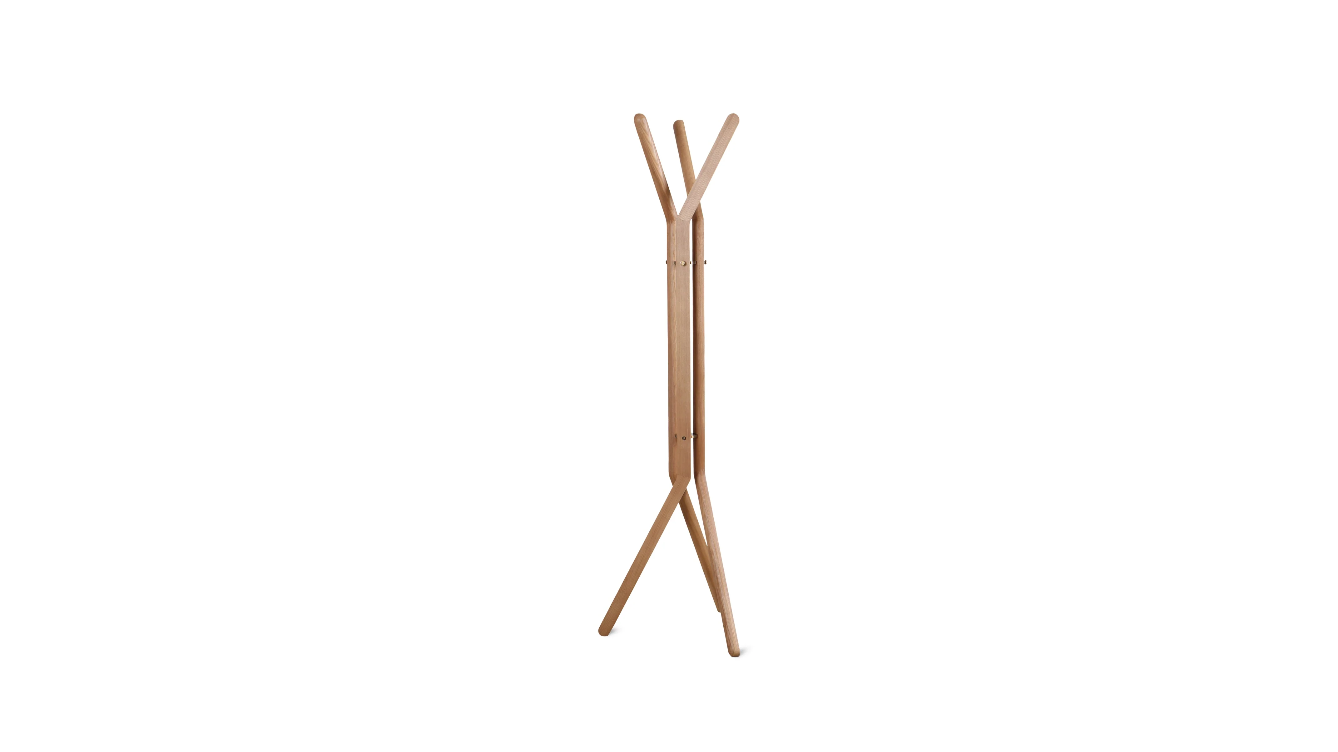 Unwind Coatrack, Stained Oak - Image 4
