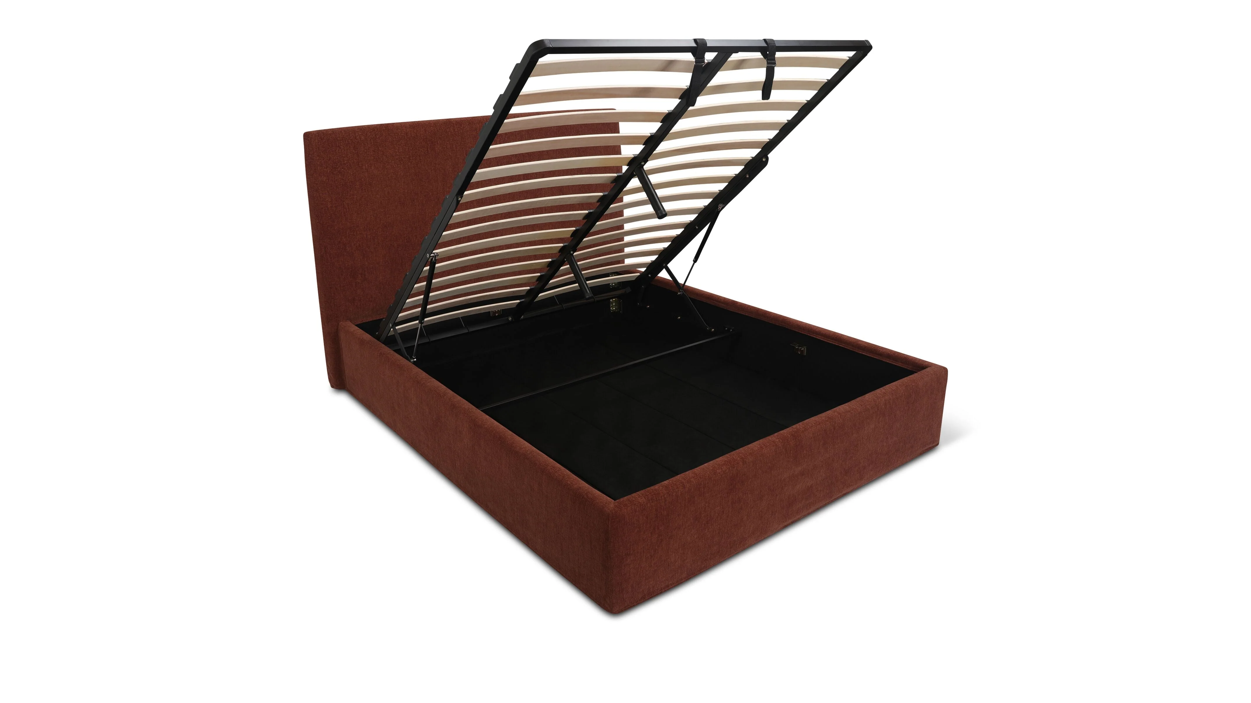 Wave Storage Bed, Queen, Toffee - Image 5