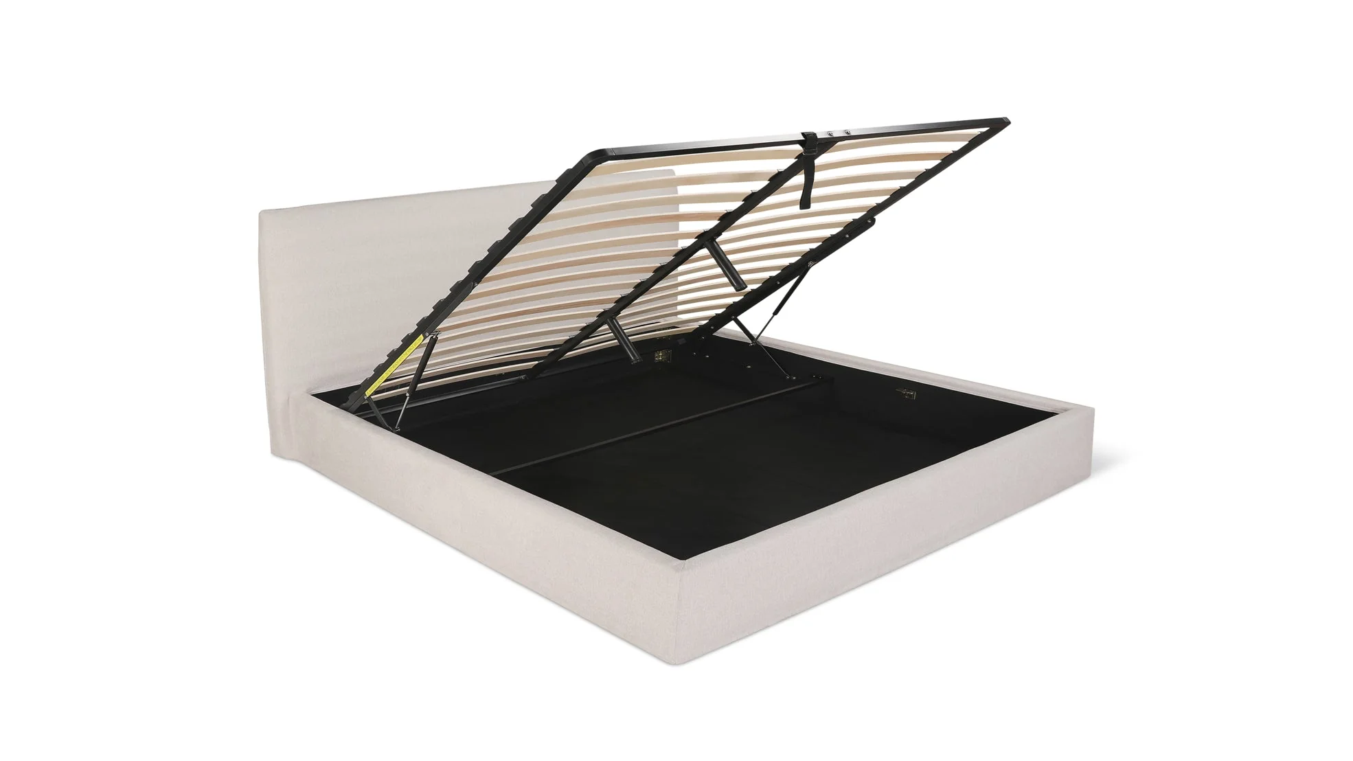 Wave Storage Bed, King, Latte - Image 10