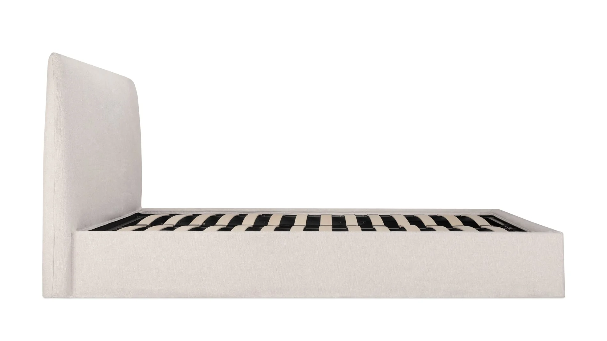 Wave Storage Bed, King, Latte - Image 11