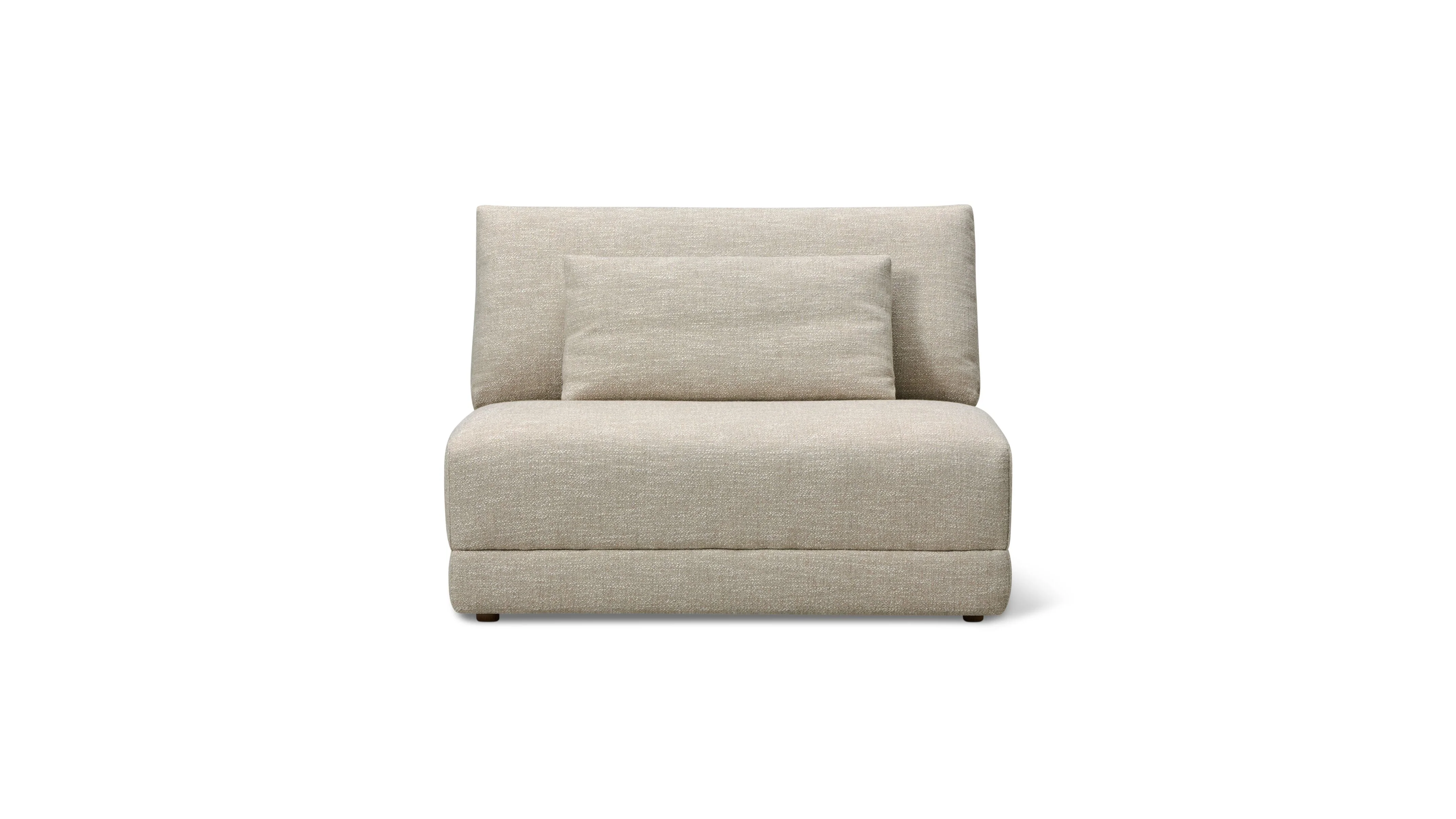 Wind Down Armless Chair, Flax - Image 2